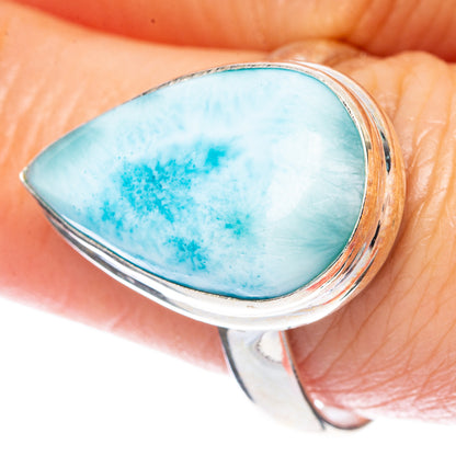 Larimar Ring Size 8.5 (925 Sterling Silver) R2928