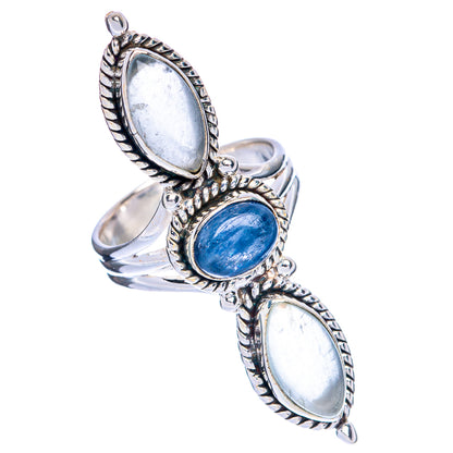 Large Kyanite, Aquamarine Ring Size 7 (925 Sterling Silver) R144518