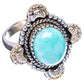 Larimar Ring Size 6.5 (925 Sterling Silver) R4537