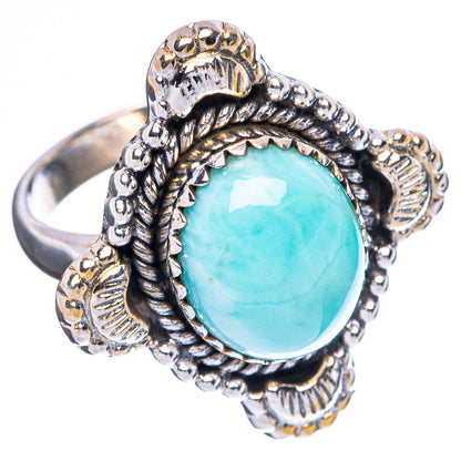 Larimar Ring Size 6.5 (925 Sterling Silver) R4537