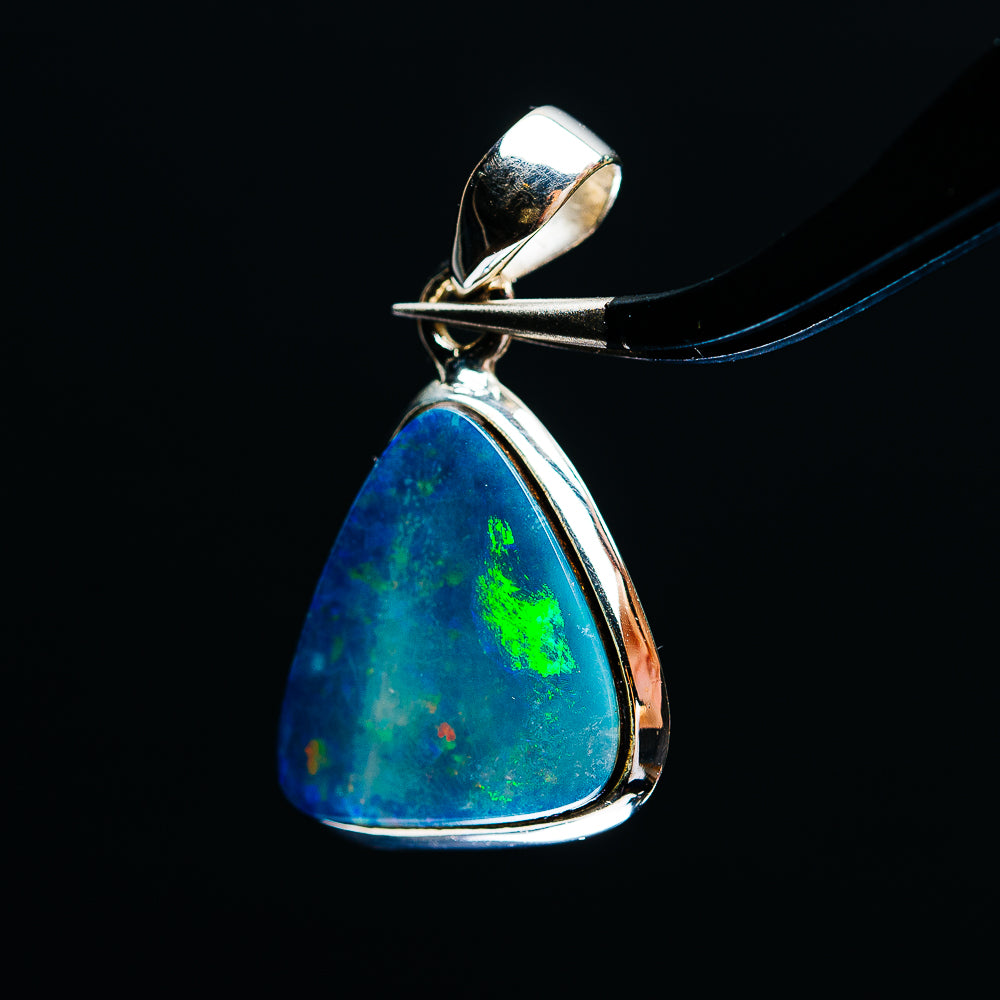 Premium Australian Fire Opal Pendant 1 1/4" (.925 Sterling Silver)