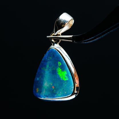 Premium Australian Fire Opal Pendant 1 1/4" (.925 Sterling Silver)