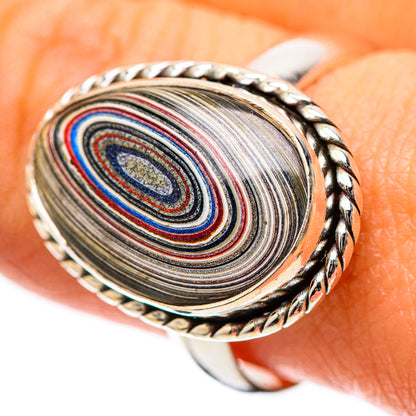 Fordite Ring Size 9.25 (925 Sterling Silver) RING139225