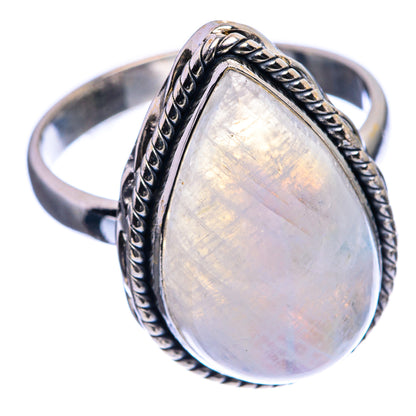 Rainbow Moonstone Ring Size 10.75 (925 Sterling Silver) R142450