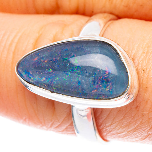 Triplet Opal Ring Size 8.75 (925 Sterling Silver) R2252