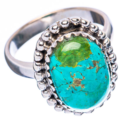 Kingman Turquoise Ring Size 6.5 (925 Sterling Silver) R4036