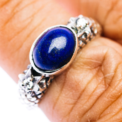 Lapis Lazuli Ring Size 7 (.925 Sterling Silver)