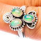 Rare Ethiopian Opal Ring Size 6.75 (925 Sterling Silver) R4323