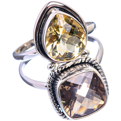Large Multi-Topaz Ring Size 10 (925 Sterling Silver) R142917