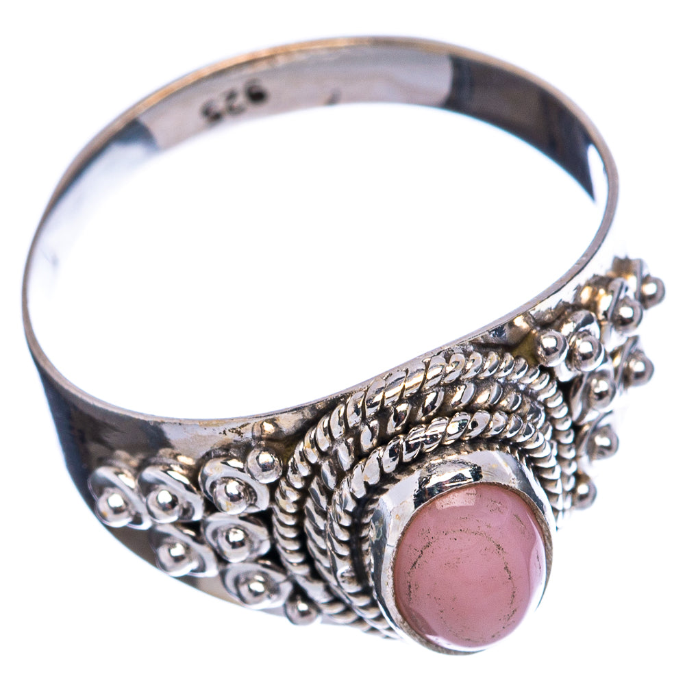 Pink Opal Ring Size 6.5 (.925 Sterling Silver)