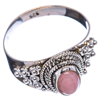 Pink Opal Ring Size 6.5 (.925 Sterling Silver)