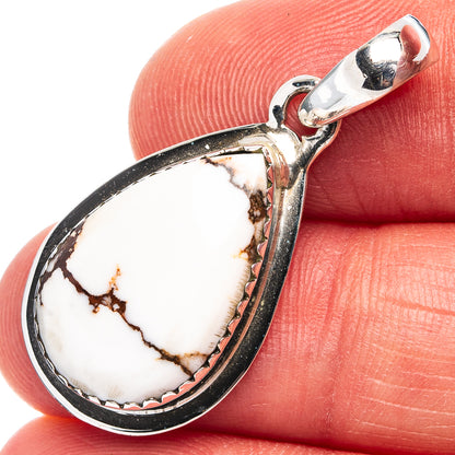 Wild Horse Jasper Pendant 1 3/8" (.925 Sterling Silver)