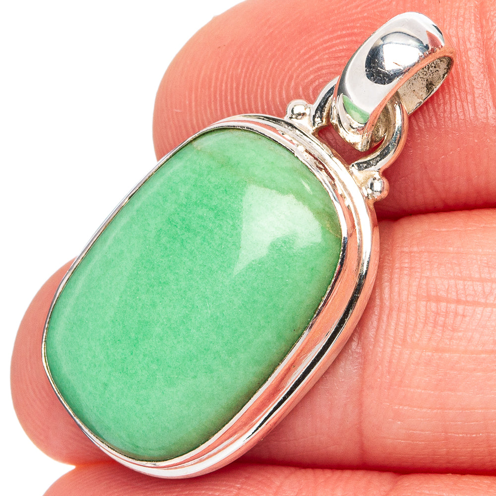 Variscite Pendant 1 1/4" (.925 Sterling Silver)