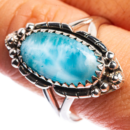 Larimar Ring Size 10 (925 Sterling Silver) R144142