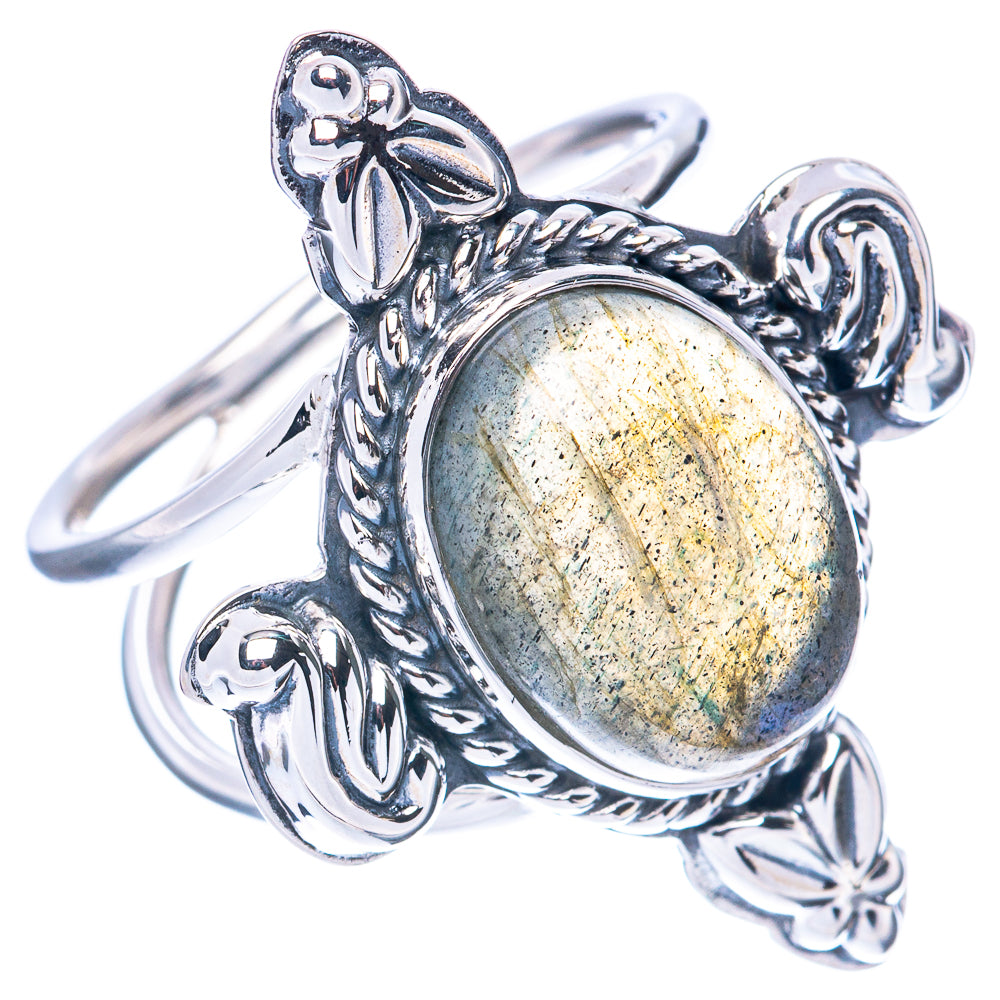 Premium Labradorite Ring Size 8 (925 Sterling Silver) R2628