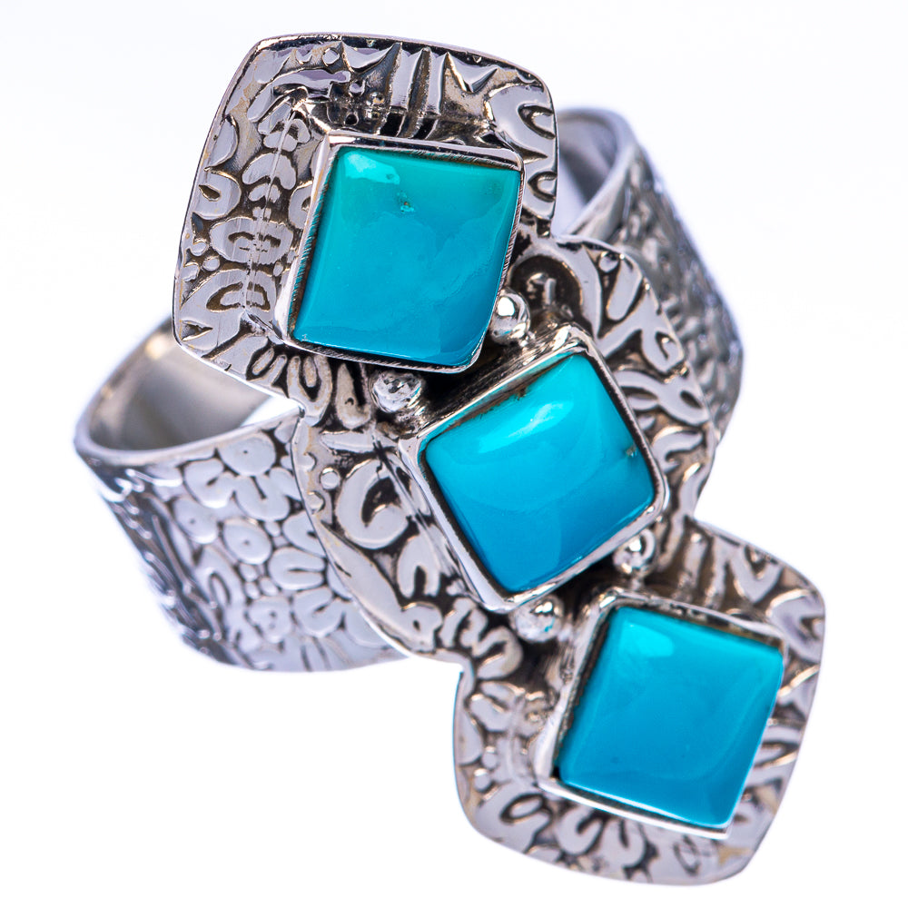 Sleeping Beauty Turquoise Ring Size 8.25 (925 Sterling Silver) R144688