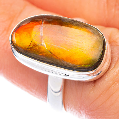 Ammolite Ring Size 5.75 (925 Sterling Silver) R144984