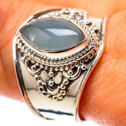 Natural Aquamarine Ring Size 10 (925 Sterling Silver) RING138453