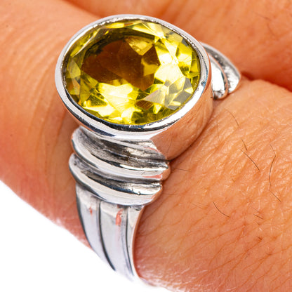Faceted Citrine Ring Size 9 (925 Sterling Silver) R146365