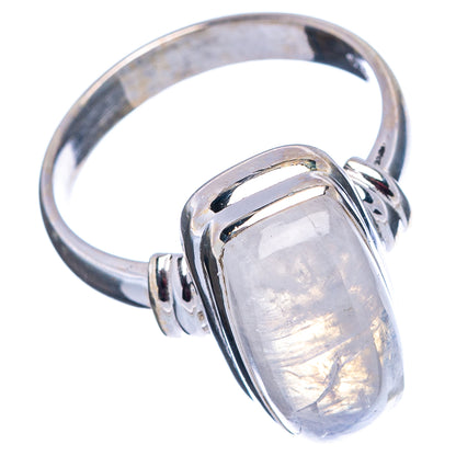 Rainbow Moonstone Ring Size 6.75 (.925 Sterling Silver)