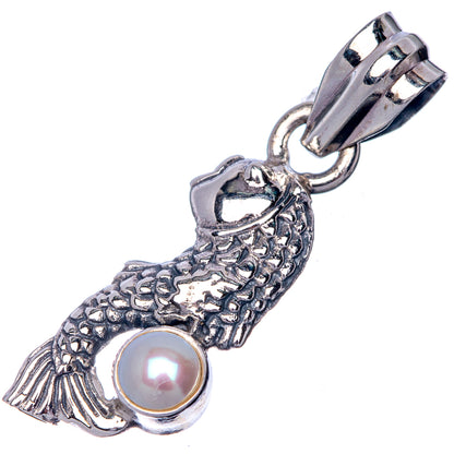 Cultured Pearl Dainty Pendant 1 1/8" (925 Sterling Silver) P39900