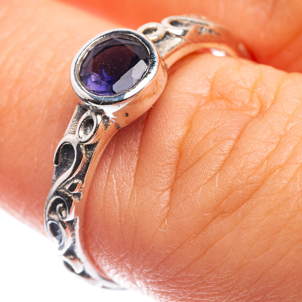 Faceted Tanzanite Dainty Ring Size 7 (925 Sterling Silver) R142570
