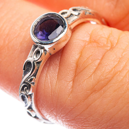 Faceted Tanzanite Dainty Ring Size 7 (925 Sterling Silver) R142570