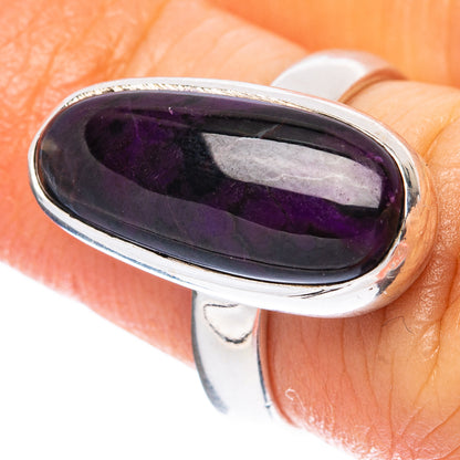 Rare Sugilite Ring Size 5 (925 Sterling Silver) R4048