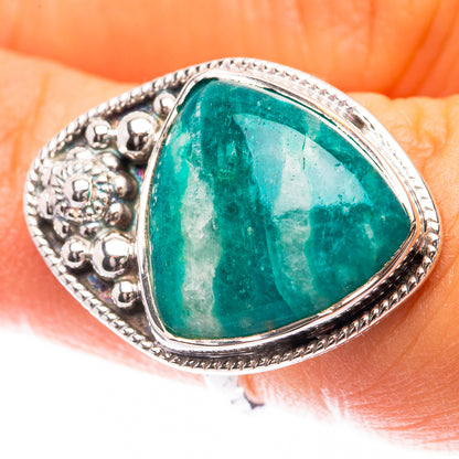 Premium Amazonite Ring Size 6 (925 Sterling Silver) R141740