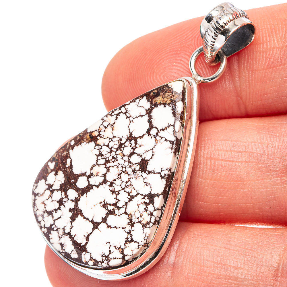 Wild Horse Jasper Pendant 1 3/4" (.925 Sterling Silver)