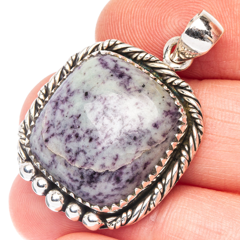 Kammererite Pendant 1 3/8" (925 Sterling Silver) P43833
