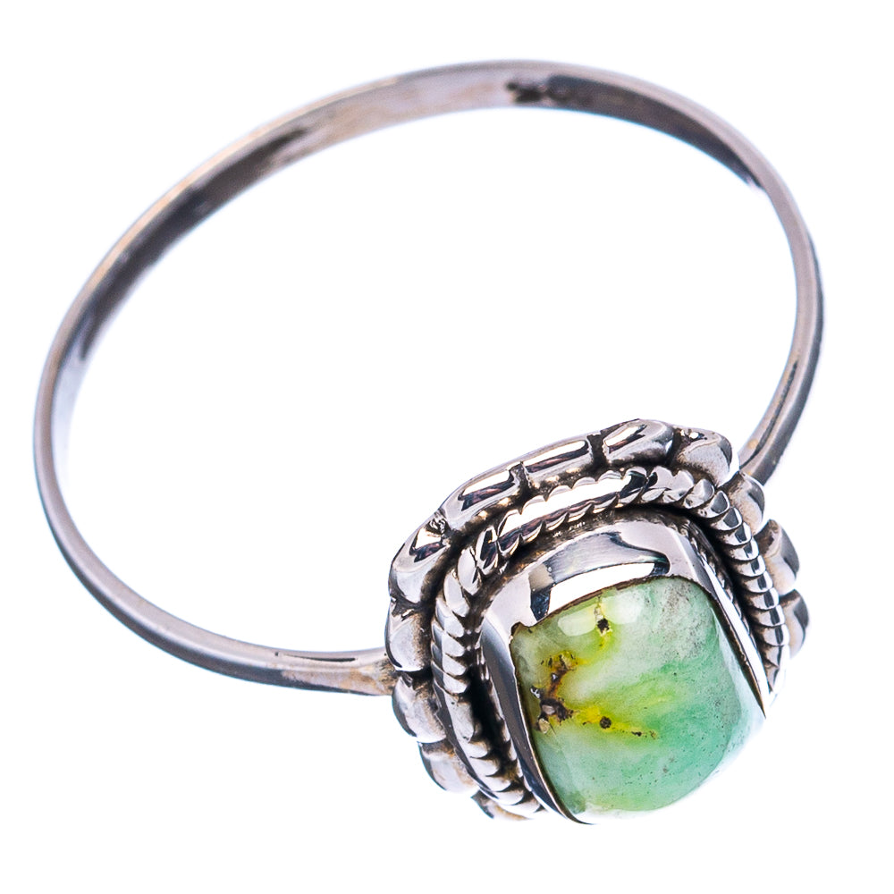 Sonoran Gold Turquoise Dainty Ring Size 8.75 (.925 Sterling Silver)