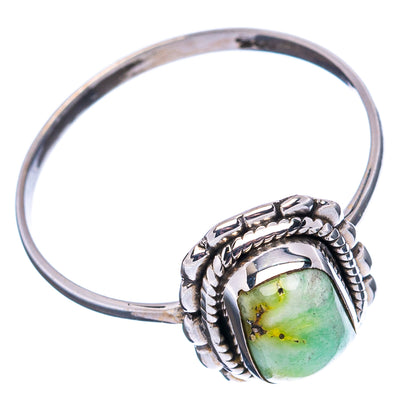 Sonoran Gold Turquoise Dainty Ring Size 8.75 (.925 Sterling Silver)