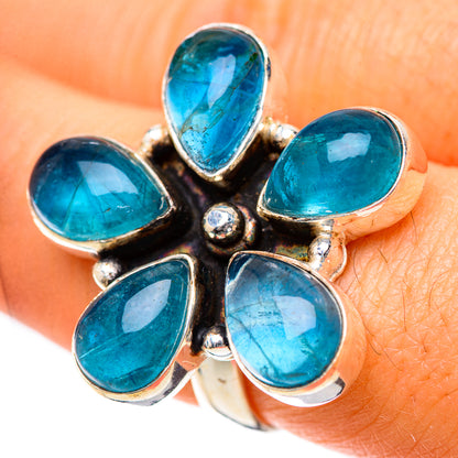 Large Rainbow Moonstone 925 Sterling Silver Ring Size 7.5 (925 Sterling Silver) RING139674