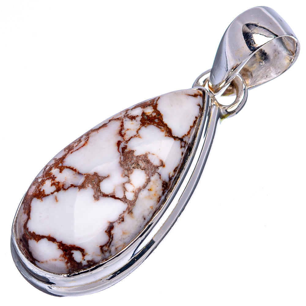 Wild Horse Jasper Pendant 1 3/8" (.925 Sterling Silver)