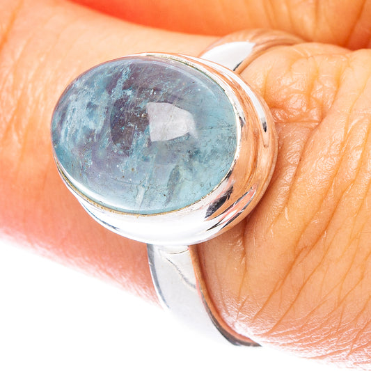Aquamarine Ring Size 6.75 (925 Sterling Silver) R6879