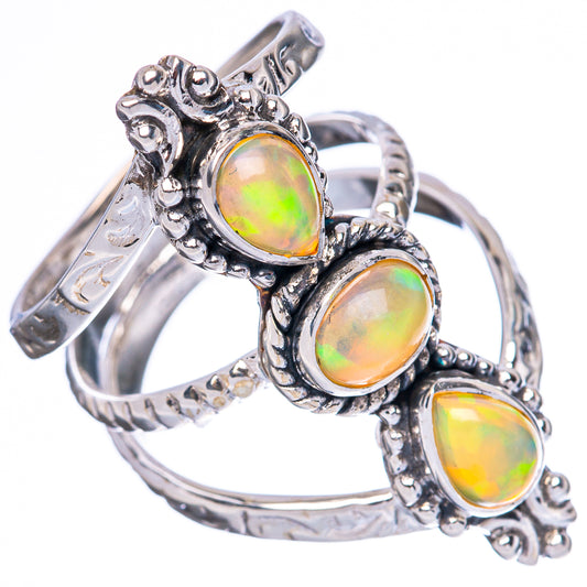 Signature Ethiopian Opal Ring Size 9 (925 Sterling Silver) R3554