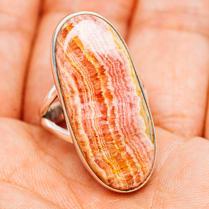 Premium Rhodochrosite Ring Size 6.5 (.925 Sterling Silver)