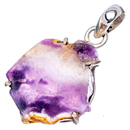 Mexican Purple Opal Pendant 1 1/8" (.925 Sterling Silver)