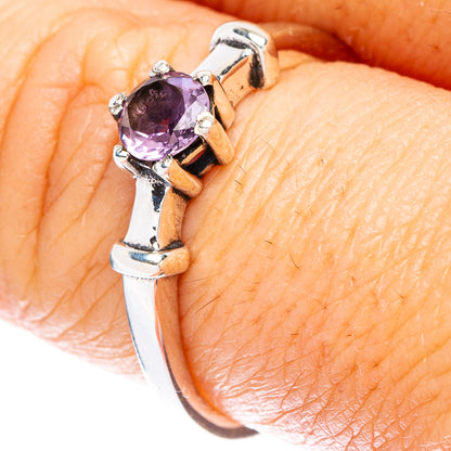 Faceted Amethyst Dainty Ring Size 8 (925 Sterling Silver) R146960