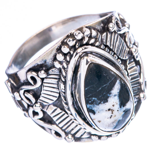 Pinolith Jasper Ring Size 7.75 (925 Sterling Silver) R4620