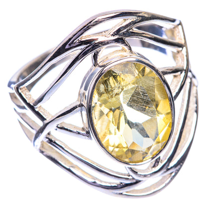 Faceted Citrine Ring Size 11 (925 Sterling Silver) RING143283