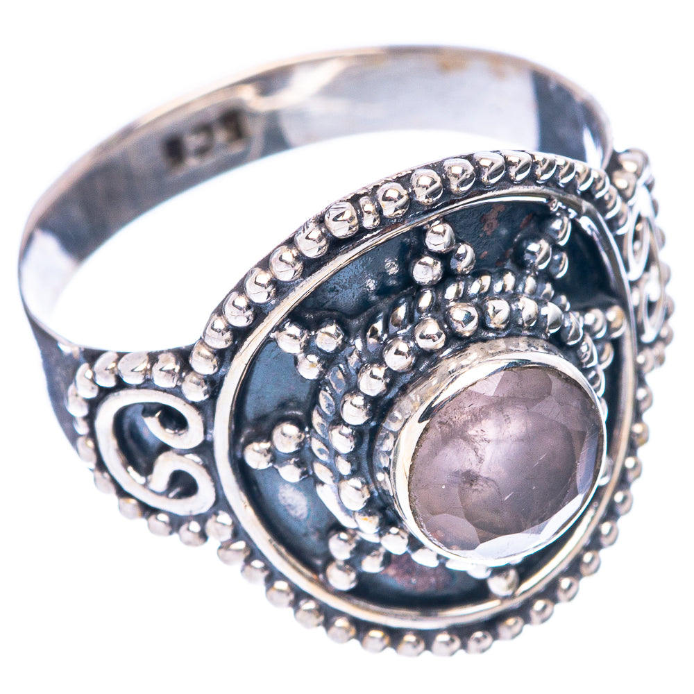 Rose Quartz Ring Size 7 (925 Sterling Silver) R5574