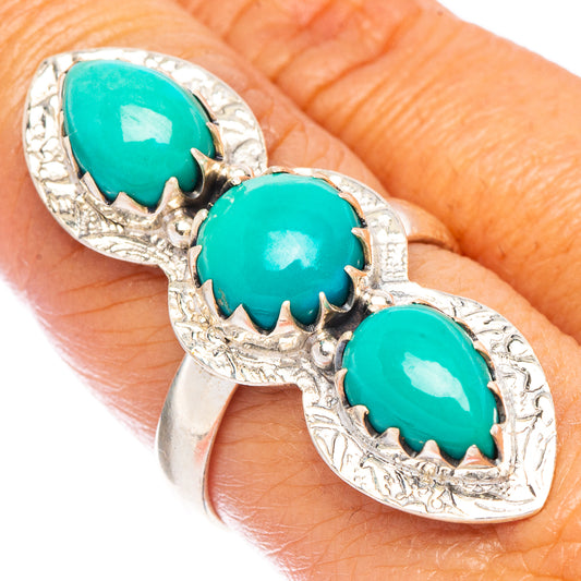 Large Sleeping Beauty Turquoise Ring Size 8 (925 Sterling Silver) R7164