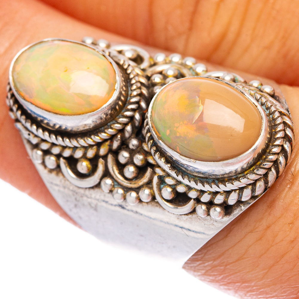 Rare Ethiopian Opal Ring Size 7.75 (925 Sterling Silver) R146030