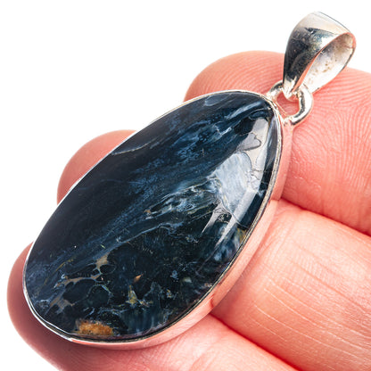 Pietersite Pendant 1 5/8" (925 Sterling Silver) P39096