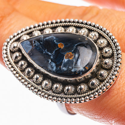 Large Pietersite Ring Size 9 (925 Sterling Silver) R142347