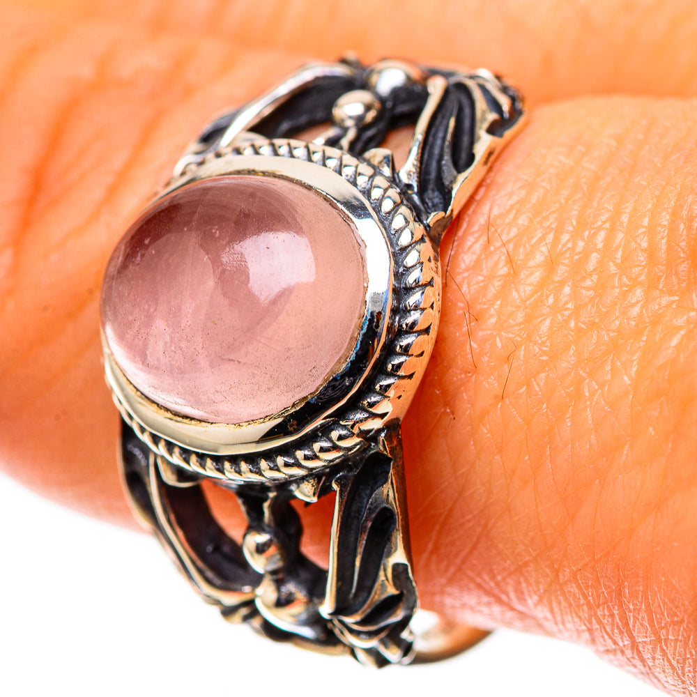 Rose Quartz Ring Size 10.25 (925 Sterling Silver) RING138690