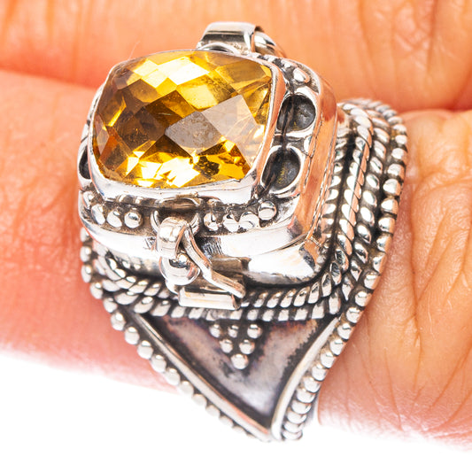 Poison Citrine Ring Size 5.5 (925 Sterling Silver) R6899