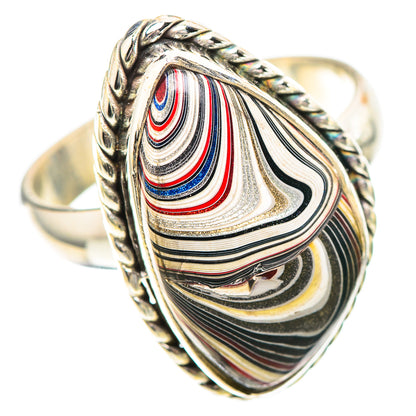 Fordite 925 Sterling Silver Ring Size 8.25 (925 Sterling Silver) RING139614